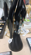 Hermoso set de tobillera más dos manillas 10 kt original