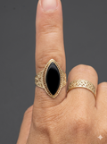 Hermoso anillo 10 kt zize 8
