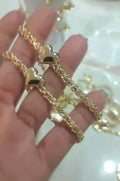 1 manilla vicentina de corazon 10 kt original zize 7