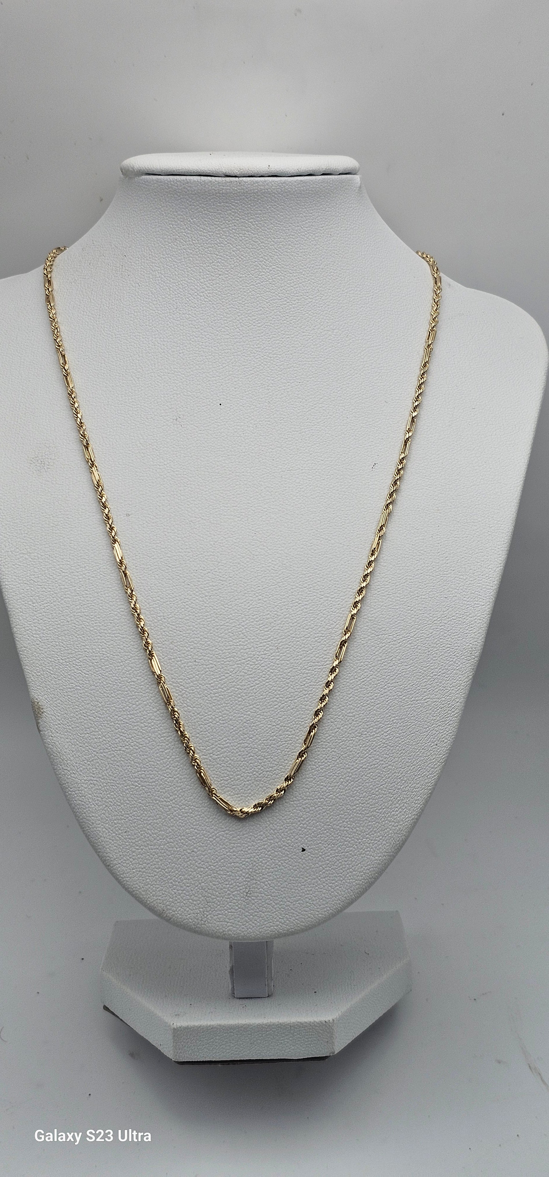 Milano chain 10 kt zize 18 ...2mm wide