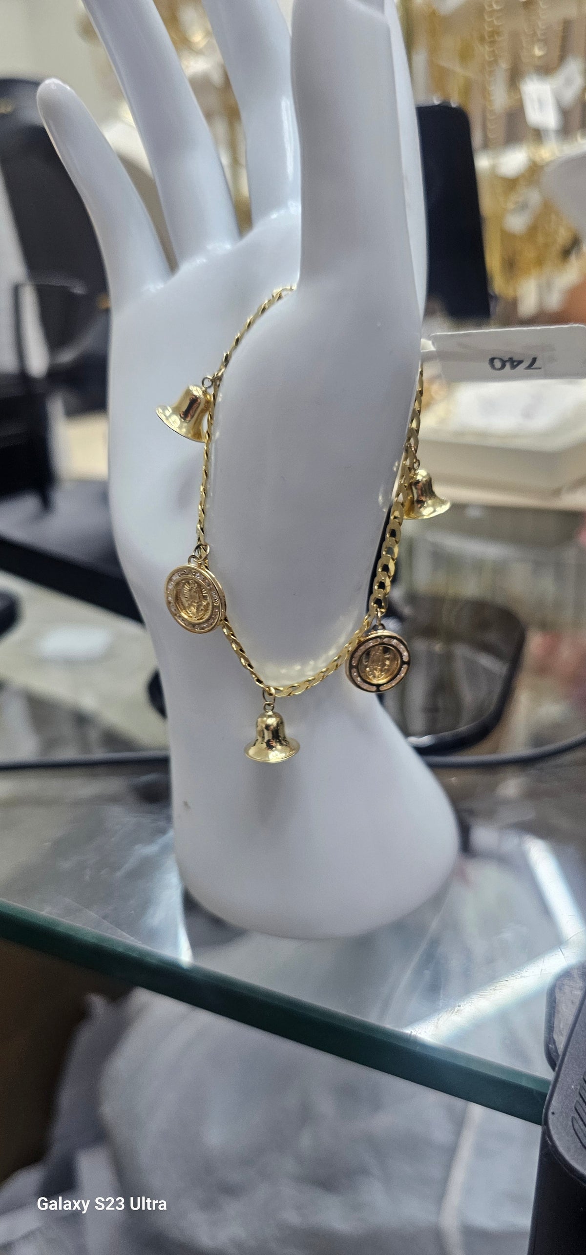 Manilal con colgantes 10 kt original
