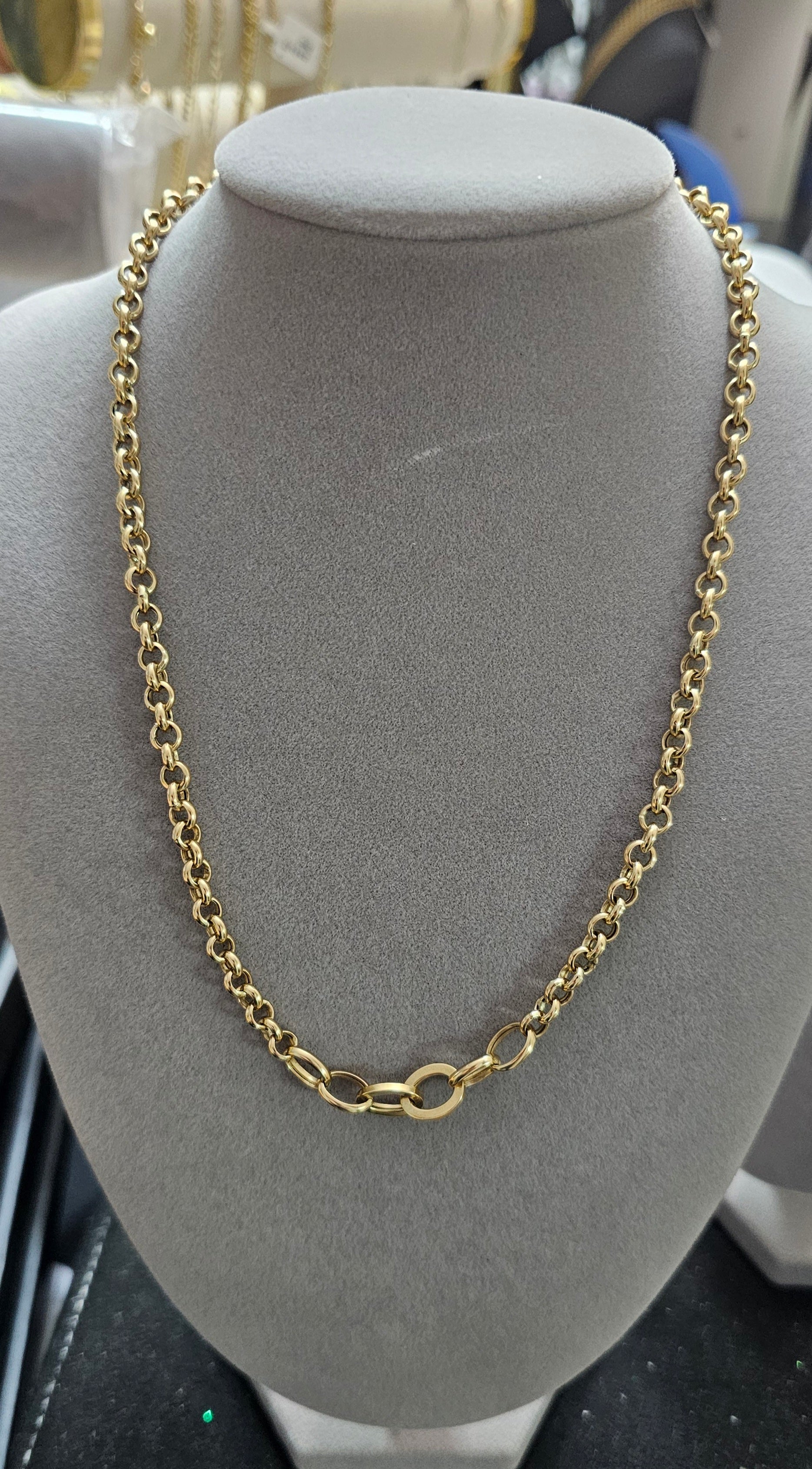 Hermosa cadena rolo 10 kt